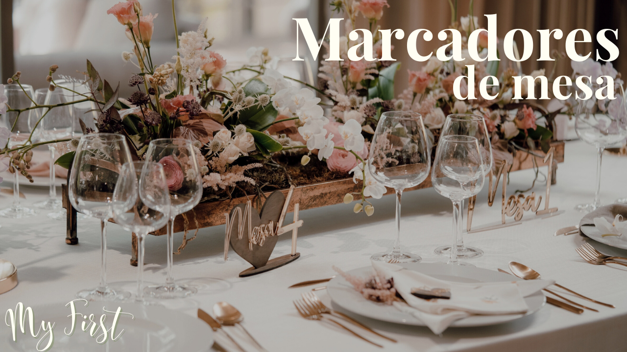 My First - Marcadores de mesa