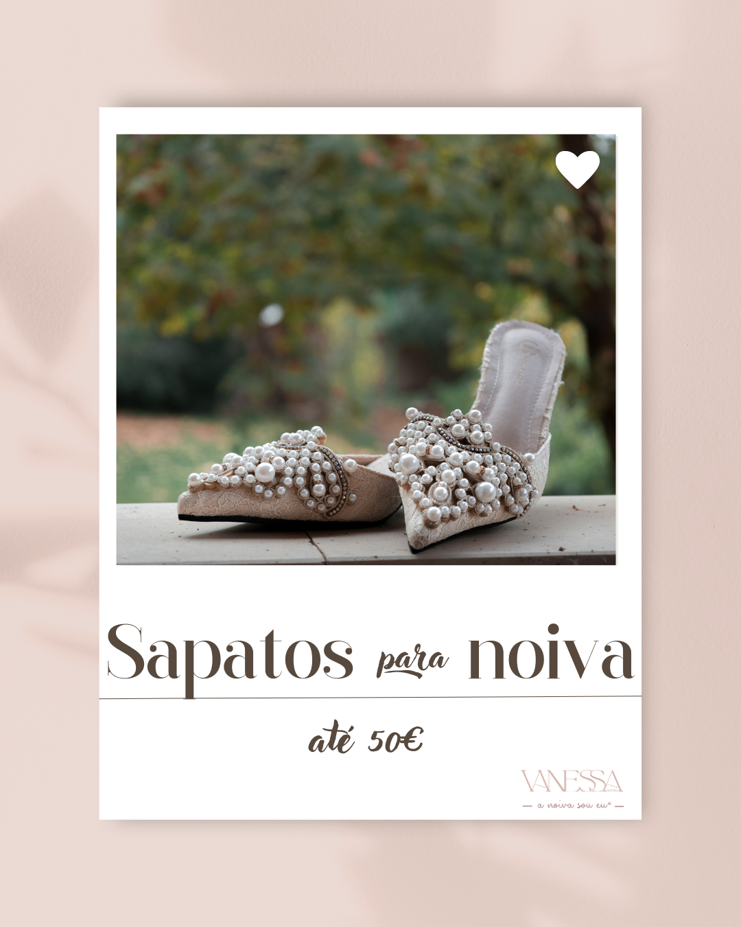 Sapatos para noivas até 50€