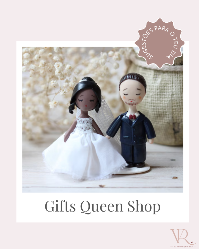 Topo de bolo personalizado para casamento em biscuit